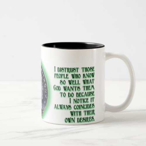 Susan B Anthony quote Two_Tone Coffee Mug
