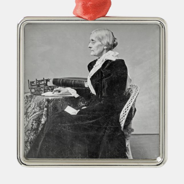 Susan Brownell Anthony Metal Ornament (Front)
