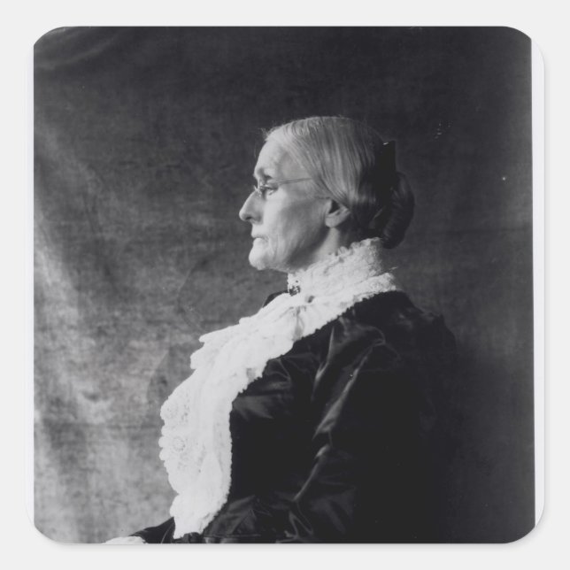 Susan Brownell Anthony Square Sticker (Front)