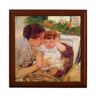 Susan Comforting the Baby by Mary Cassatt Jewelry Box