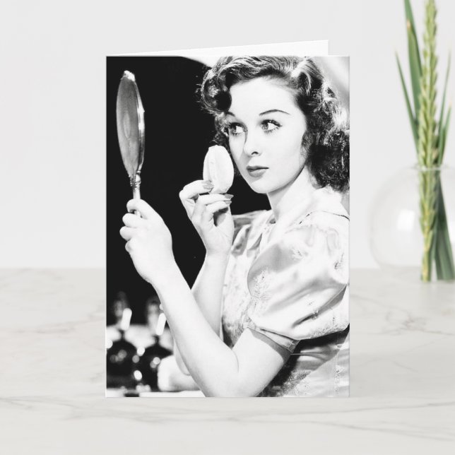 Susan Hayward Greeting card (Front)