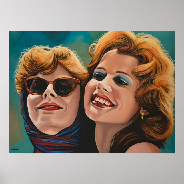 Susan Sarandon and Geena Davies alias Thelma and L Poster (Front)