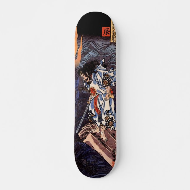 Susanoo Slaying the Yamata No Orochi Skateboard Deck (Front)