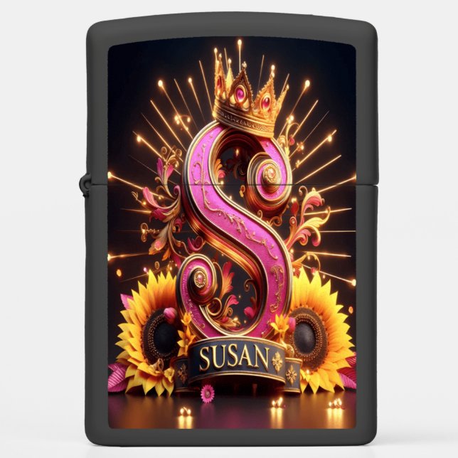 Susan's Golden S Zippo Lighter (Front)