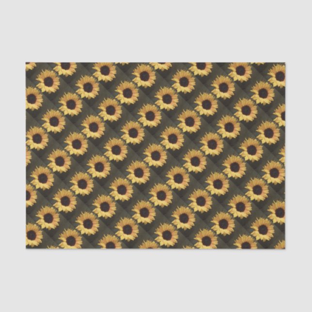 Susan's Sunflower Tissue Paper (Front)