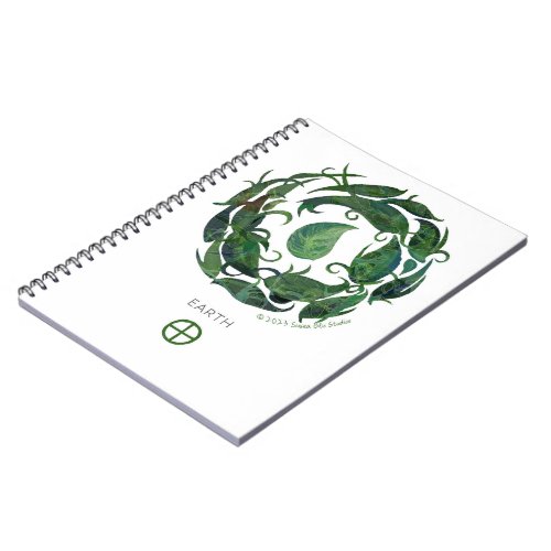 Susea Blu Studios Earth Symbol Notebook