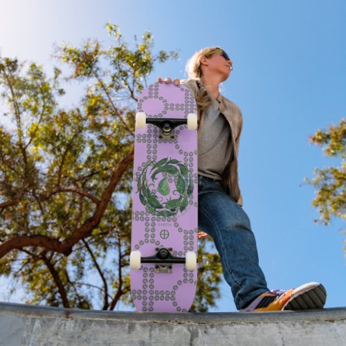 Susea Blu Studios Earth Trellis Skateboard Deck