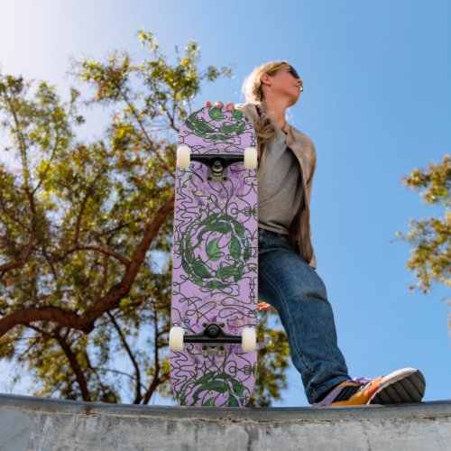 Susea Blu Studios Earth Vine Skateboard Deck