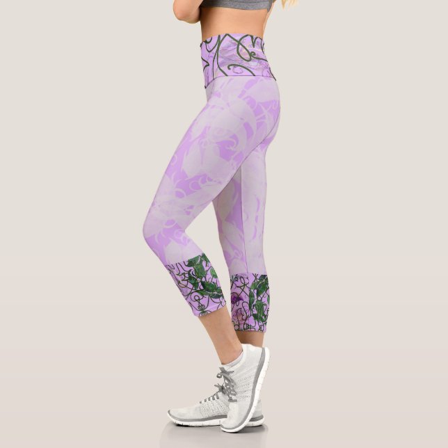Susea Blu Studios Elemental Garden Leggings (Left)