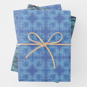 Susea Blu Studios Feather Wrapping Paper