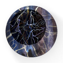 Susea Blu Studios Fire Paperweight