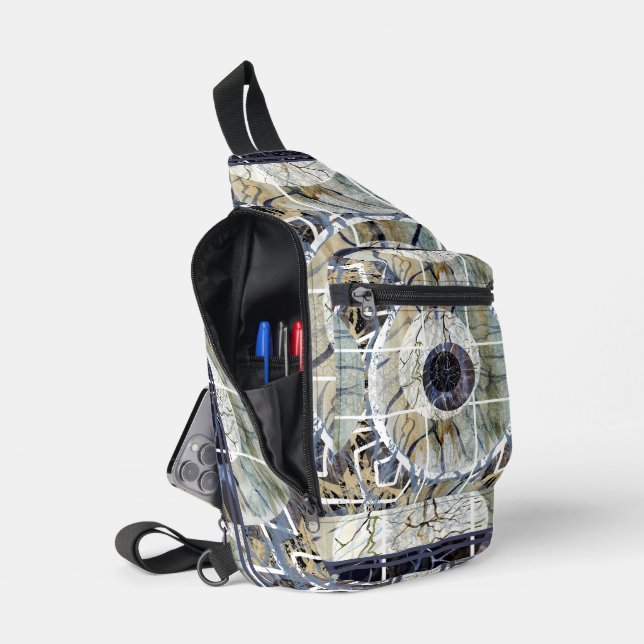 Susea Blu Studios Lightning Sling Bag (Open)