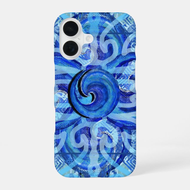 Susea Blu Studios Wave iPhone Case (Back)