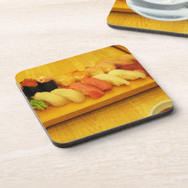 Sushi 寿司 beverage coaster (Left Side)