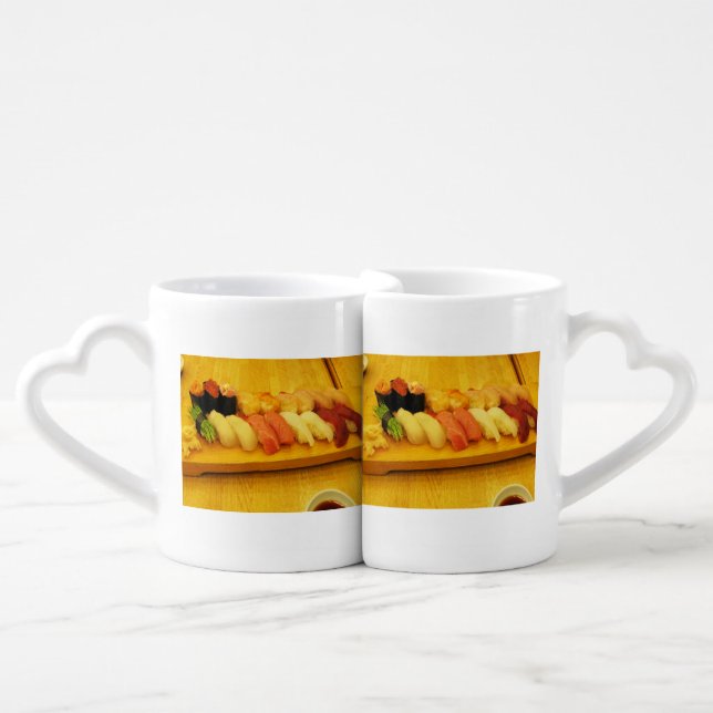 Sushi 寿司 coffee mug set (Front Nesting)