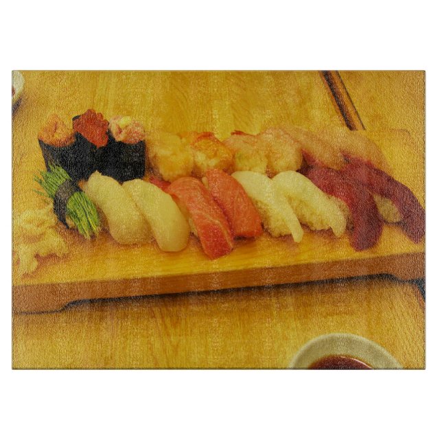 Sushi 寿司 cutting board (Front)
