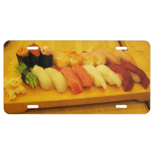 Sushi 寿司 license plate