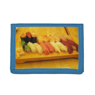 Sushi 寿司 tri-fold wallet