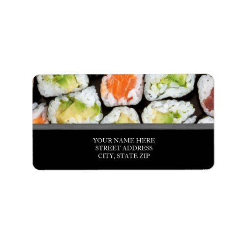 Sushi Address Labels