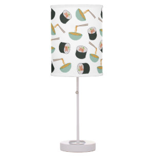 Sushi and Noodles Pattern Table Lamp