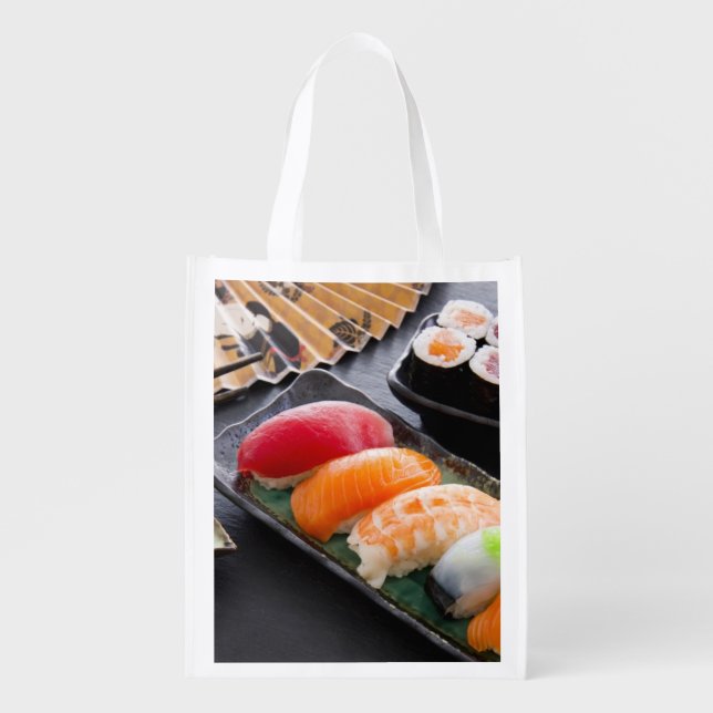 Sushi and rolls grocery bag (Front)