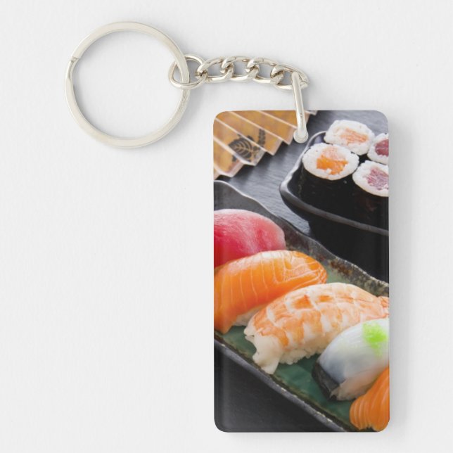 Sushi and rolls keychain (Front)