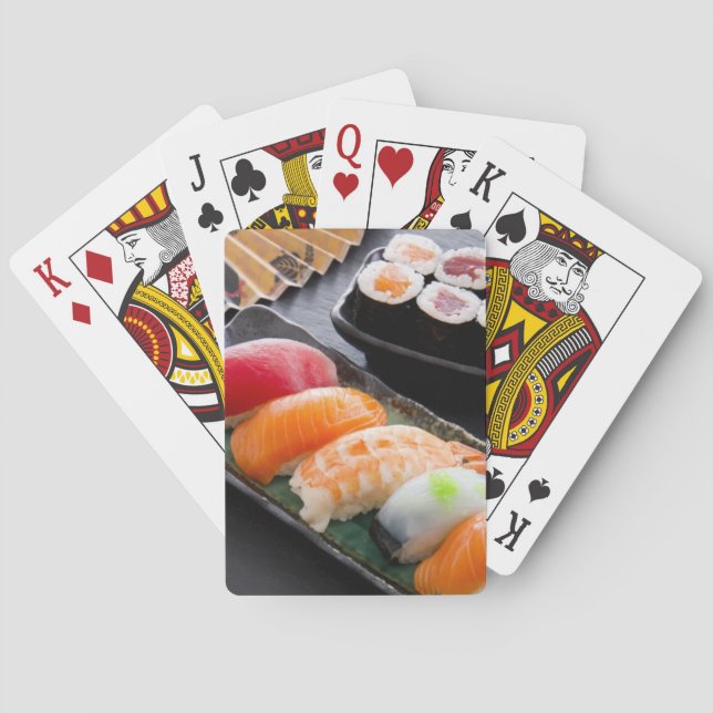 Sushi and rolls poker cards (Back)