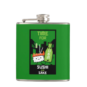 Sushi And Sake Foodies Flask