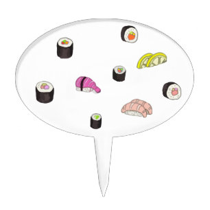 Sushi and Sashimi Cake Topper