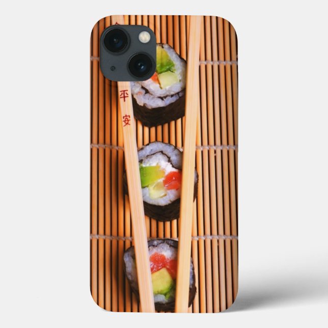 Sushi and wooden chopsticks Case-Mate iPhone case (Back)