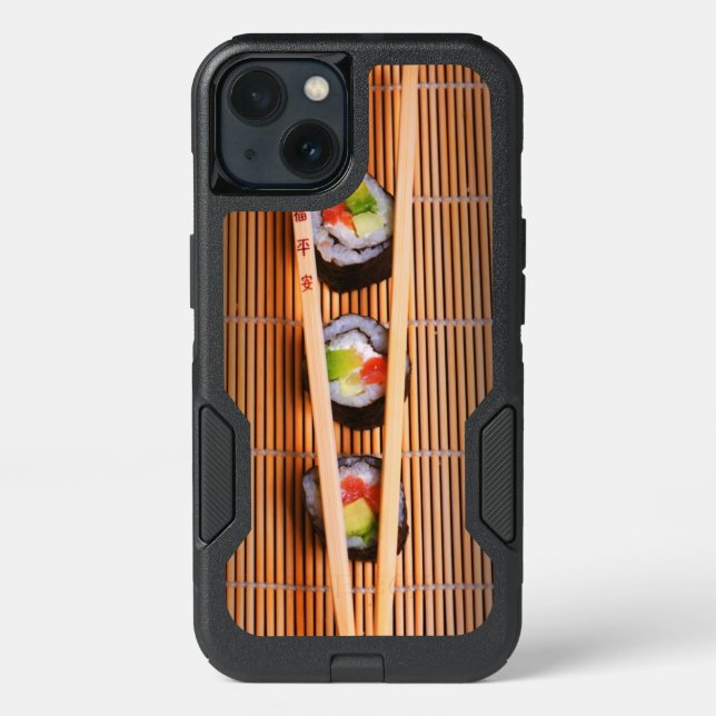 Sushi and wooden chopsticks otterbox iPhone case (Back)