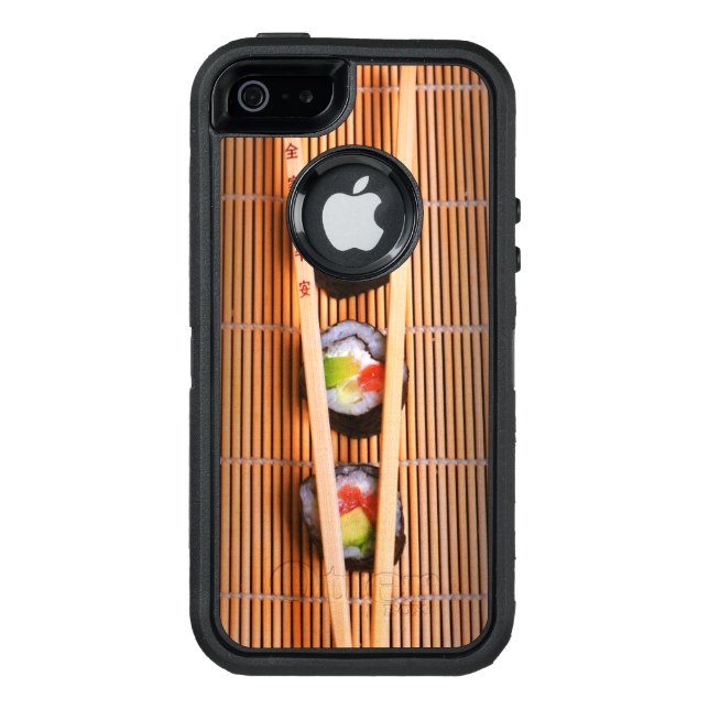 Sushi and wooden chopsticks otterbox iPhone case (Back)