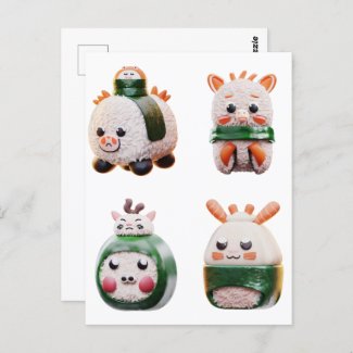 Sushi Animal, Postcrossing