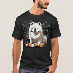 SUSHI ANYONE Cream Chow T-Shirt