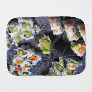 Sushi Baby Burp Cloth