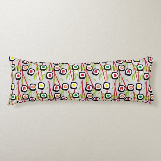 Sushi background body pillow (Front)