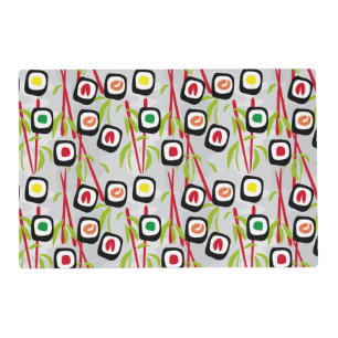 Sushi background placemat
