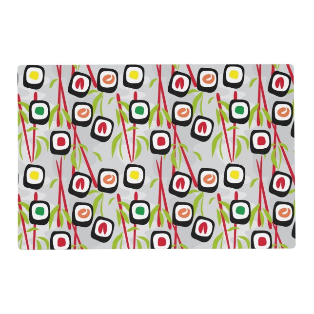 Sushi background placemat (Front)