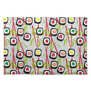 Sushi background placemat