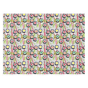 Sushi background tablecloth