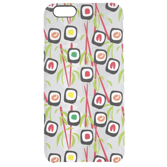 Sushi background uncommon iPhone case (Back)