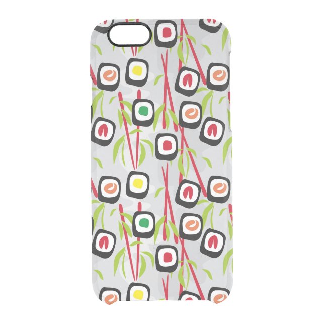 Sushi background uncommon iPhone case (Back)