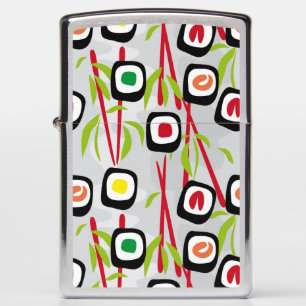 Sushi background zippo lighter