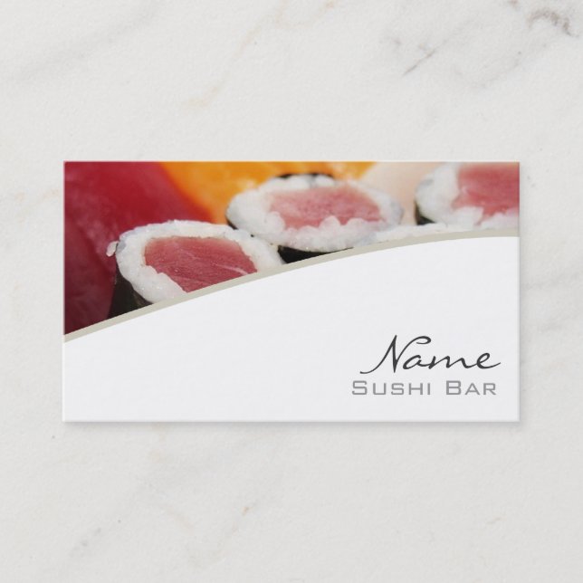 Sushi Bar Business Card (Front)