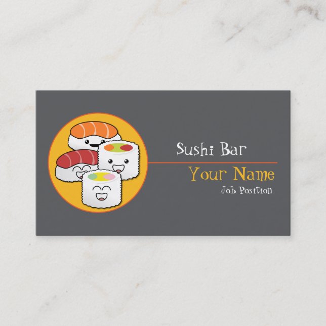 Sushi Bar Business card (Front)