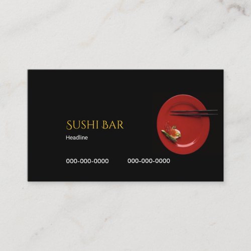 Sushi Bar Business Card