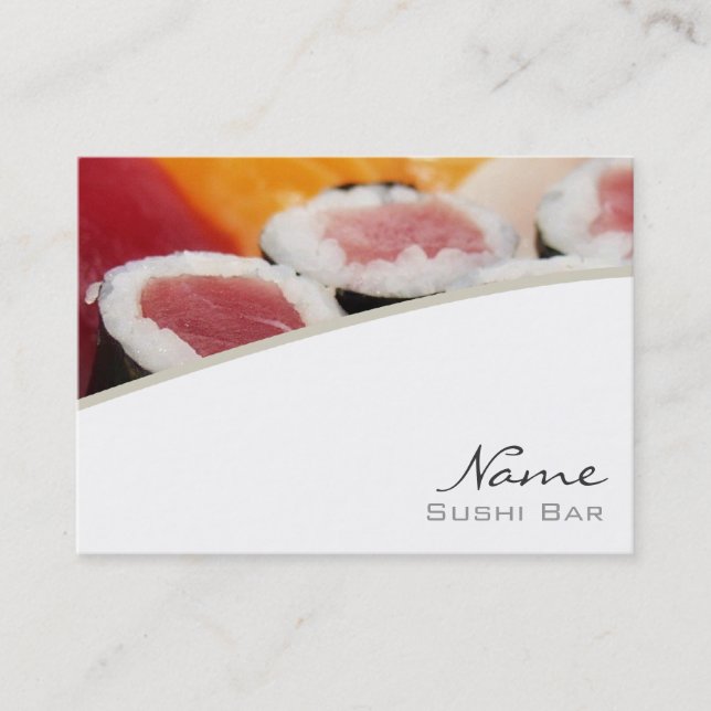 Sushi Bar Business Card (Front)