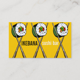 Sushi Bar Business Cards