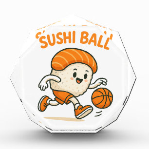 Sushi Basketball Energy Acrylic Award