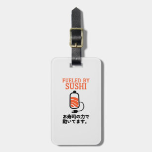 Sushi Battery Japanese Food Humor Luggage Tag